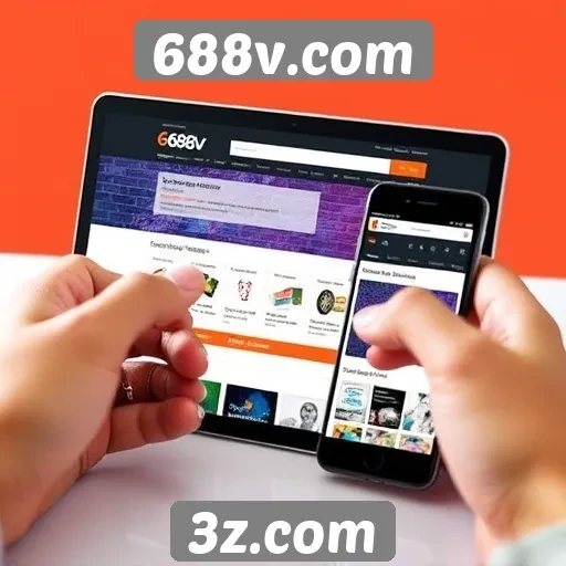 Desempenho do site 688v.com em dispositivos móveis