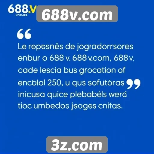 Opinões de jogadores sobre o 688v.com